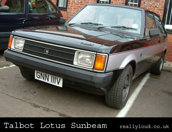  aka Talbot Sunbeam was infact not the same car as the Simca Horizon 